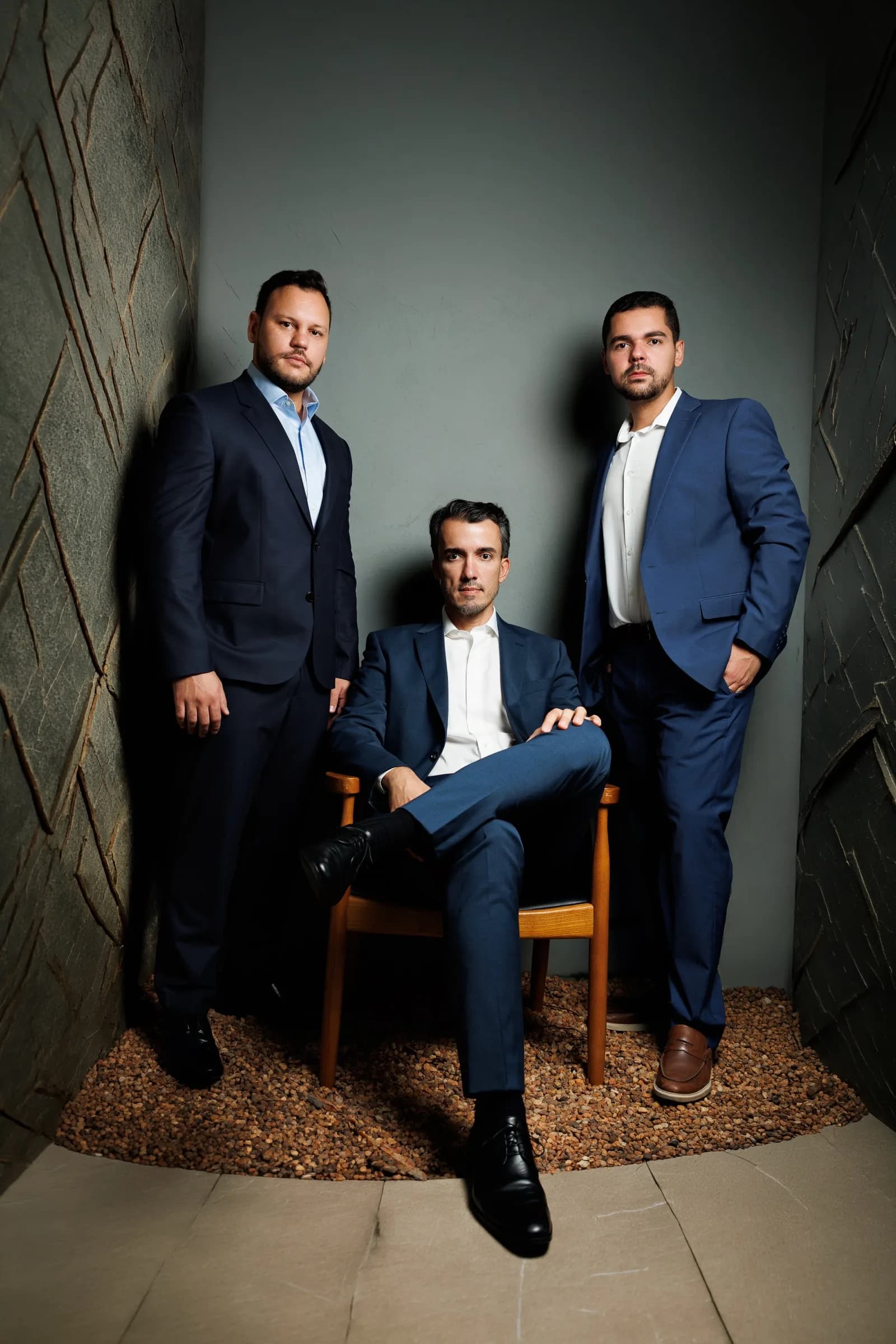 Rafael Mendes, Renan Bonela e Gabriel Anício — Sócios